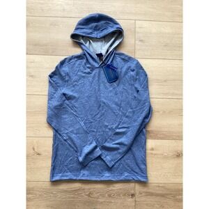 Wilkens Bros Heritage Collection Mens Reversible Hoodie‎ Blue Grey size small